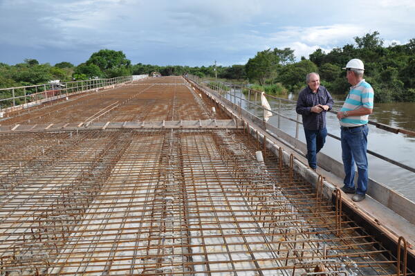 Ponte do Rio Braço Norte deverá ser concluída até o final do mês