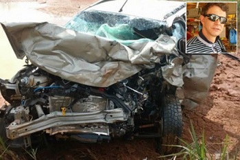 Produtor rural morre e trÃªs ficam feridos em acidente na MT-235