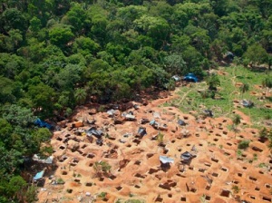 Garimpeiro é degolado dentro do barraco em Serra da Borda 