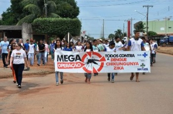 2ª Caminhada Contra a Dengue é realizada em Matupá