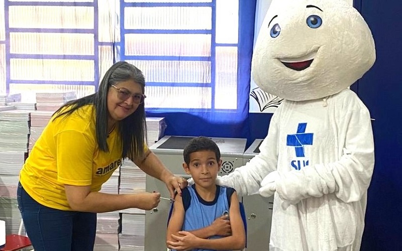 Saúde na Escola com atualização da Carteira de Vacinas