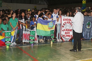 ACONTECEU ABERTURA DO XV JOGOS OLÃMPICOS ESCOLARES DE MATUPÃ