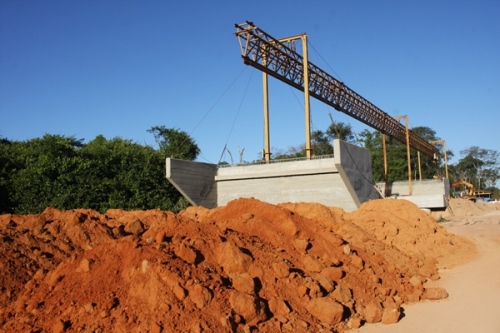 Obras da Ponte do Rio Porcão na MT-322 está na reta final