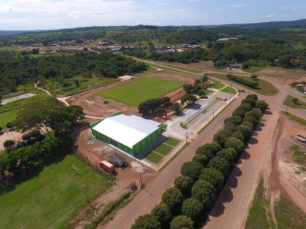 Vistoria nas obras do Parque Municipal Vale do Esperança em Terra Nova do Norte