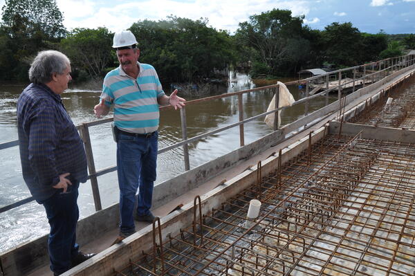 Empreiteira pretende entregar Ponte do Rio Braço Norte neste mês de Março