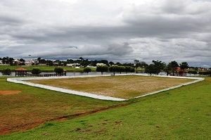 Lago II contaram com uma quadra vôlei de areia e futevôlei