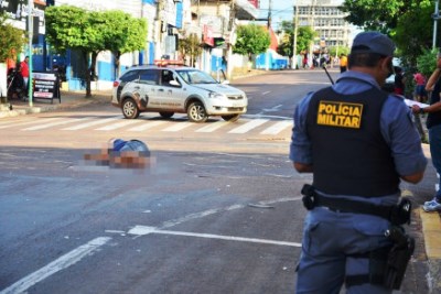 CaminhÃ£o sem freio atropela e mata professor em MT