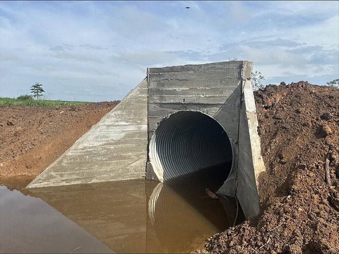 Bueiros de Aço Corrugado nas estradas rurais de Guarantã do Norte