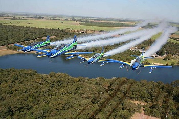 Esquadrilha da FumaÃ§a farÃ¡ apresentaÃ§Ã£o em Sinop este mÃªs