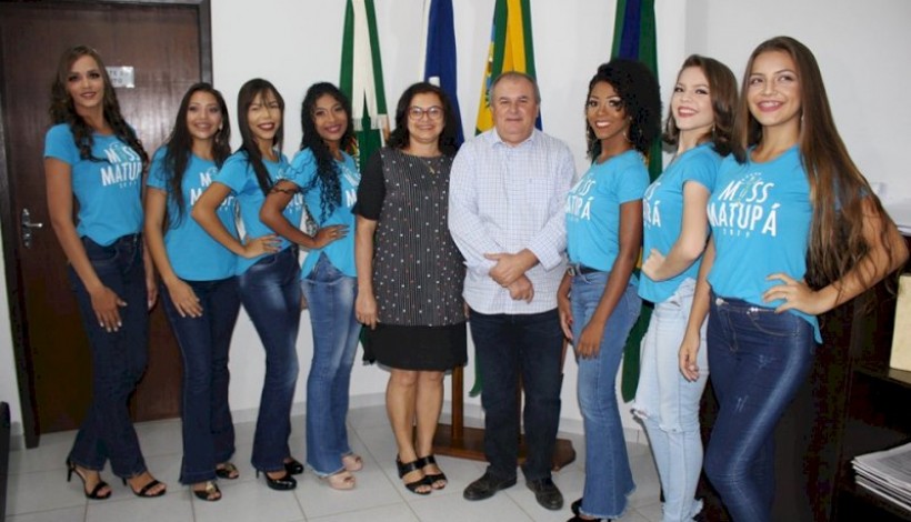 Miss Matupá - Candidatas visita Poderes Executivo e Legislativo