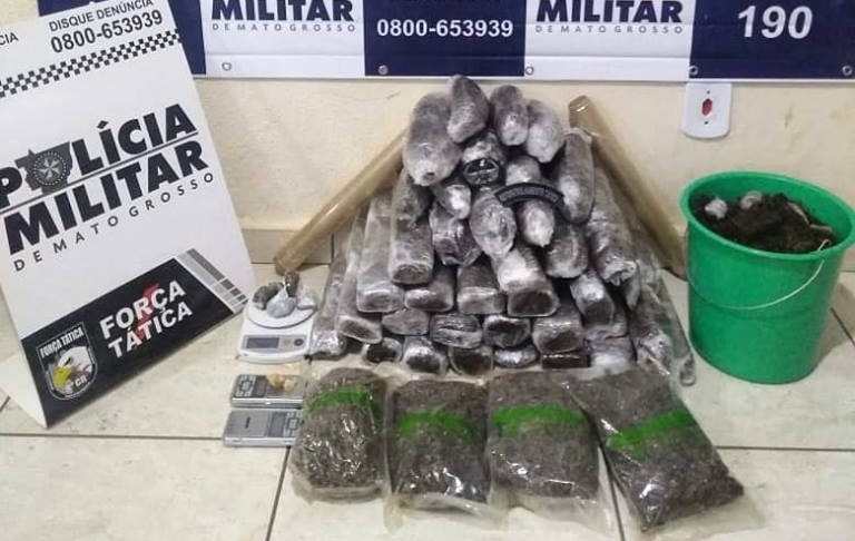 Polícia faz apreensão de entorpecentes em Alta Floresta