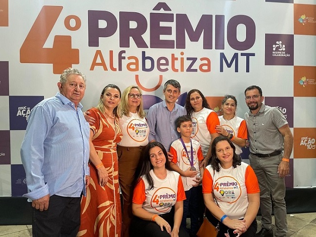 Aluno Matupaense é destaque no Alfabetiza MT