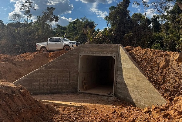 Infraestrutura Rural: Galeria de Aduelas na Estrada E-70 em Matupá