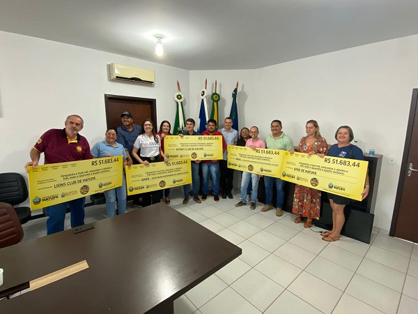 Entidades Filantrópicas e Clubes de Serviços recebem mais de R$ 258 mil