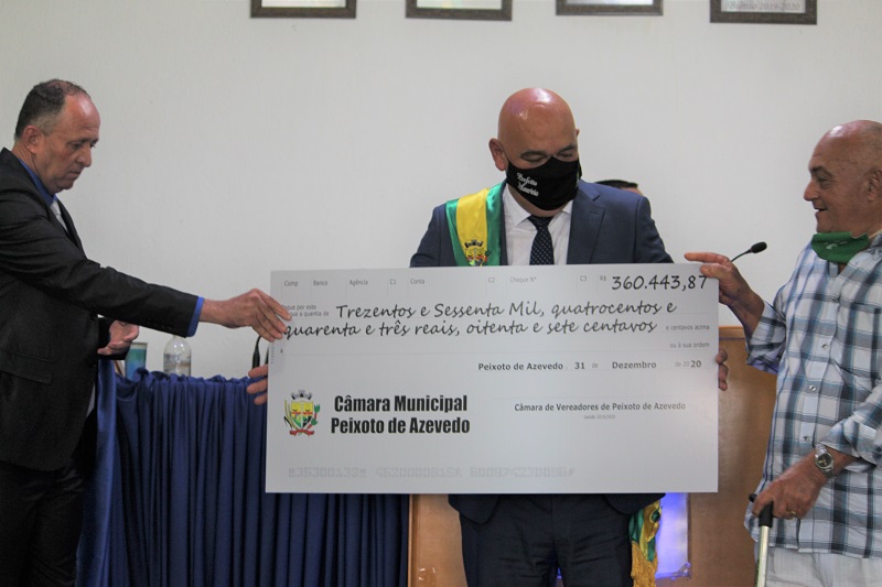 Presidente Gilmar Santos devolveu R$ 360 mil à Prefeitura de Peixoto de Azevedo