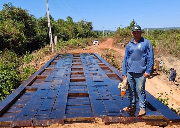Matupá recupera com recursos próprios Ponte do Rio Peixotinho II