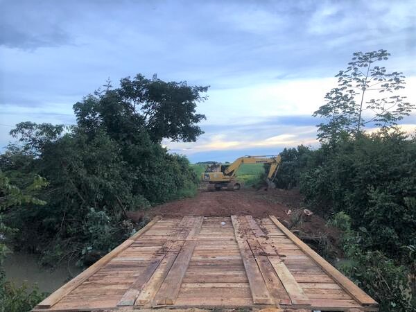 Ponte na Linha do Morto em Guarantã do Norte foi reconstruída