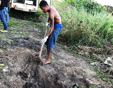 Corpo esquartejado Ã© localizado aos fundos de bairro em Sinop 