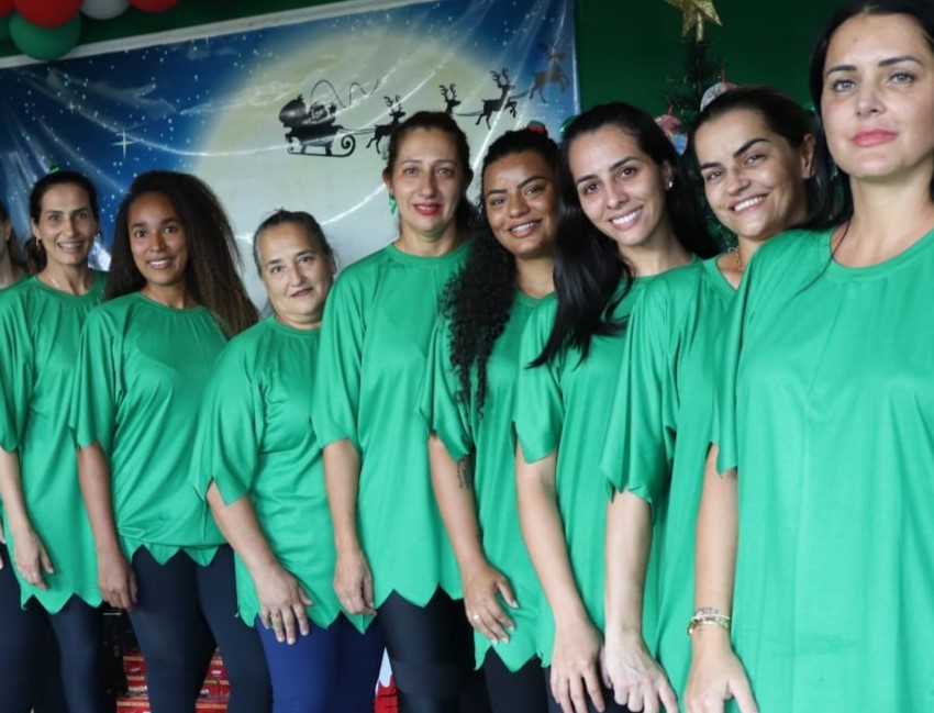APAE de Terra Nova realiza a tradicional festa de confraternização com as madrinhas