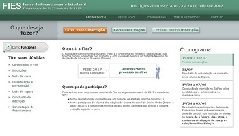Fies recebe inscrições para novos contratos até esta sexta-feira