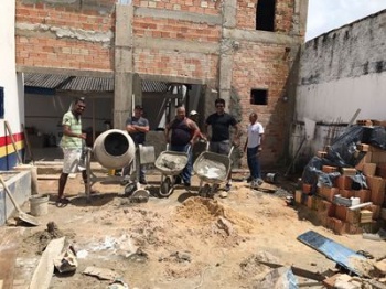 CONSEG realiza Mutirão Pro Conclusão da Cozinha e Refeitório do 22º BPM de Peixoto